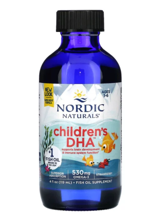 Nordic Naturals Children's DHA, ДГК для детей, 530мг, 119мл