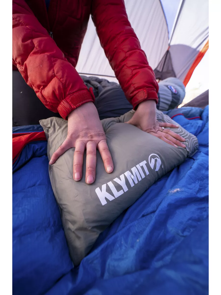 Подушка туристическая Drift Camp Pillow Regular зелёная KLYMIT 179135154  купить за 5 510 ₽ в интернет-магазине Wildberries