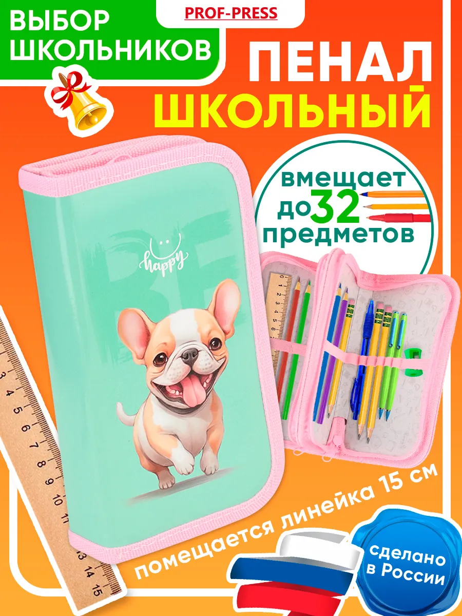 Пенал школьный для девочки