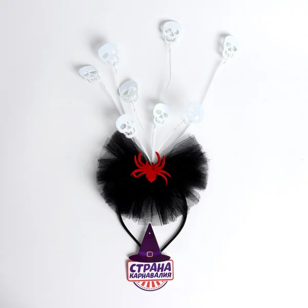 Карнавальный ободок "Череп"