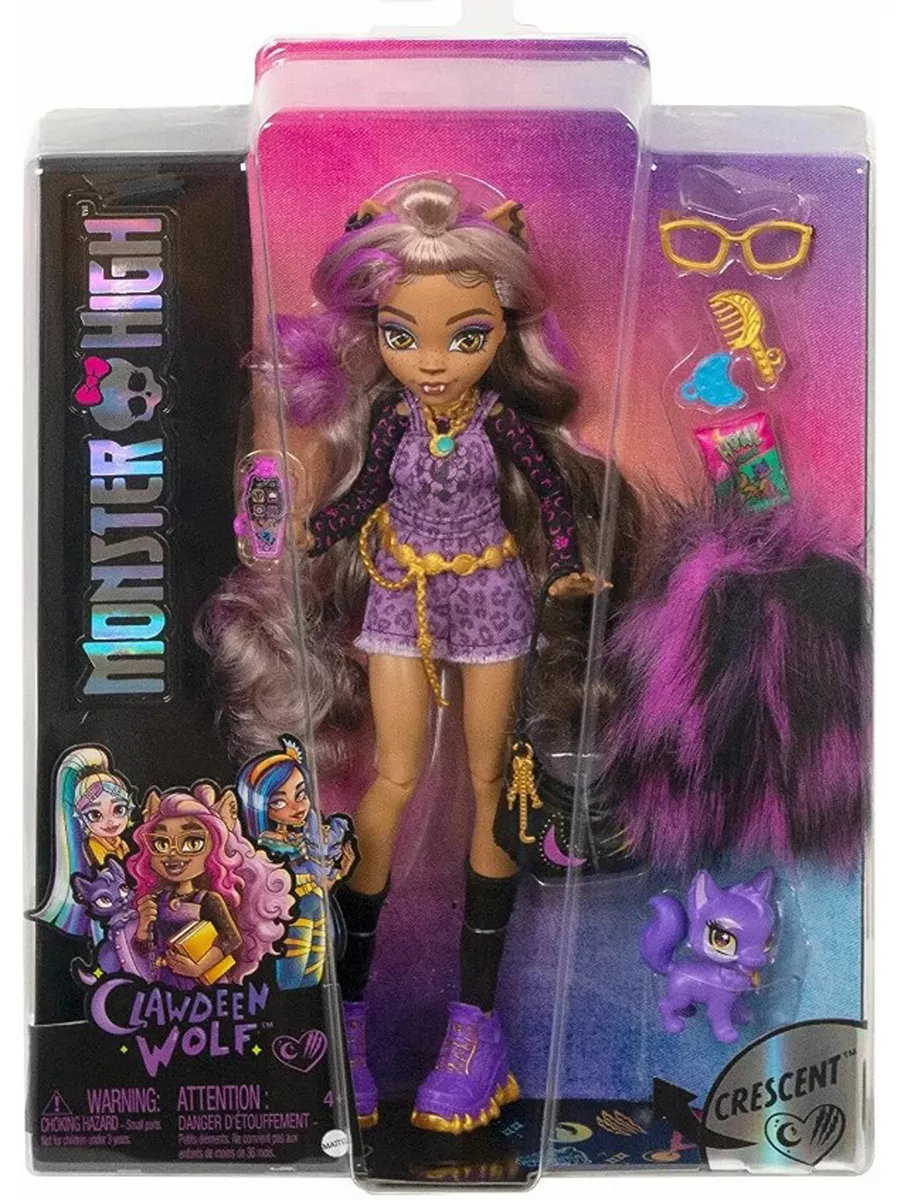 Кукла Монстер Хай Клодин Вульф HHK52 Monster High 179179142 купить за 4 410  ₽ в интернет-магазине Wildberries