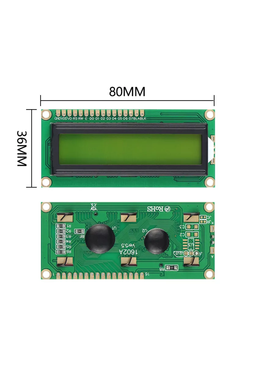 Дисплей LCD 1602A Ver 5.5 для среды Arduino 2,6