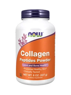 Коллаген Collagen Peptides Powder 8oz (227гр.) NOW 179343681 купить за 2 255 ₽ в интернет-магазине Wildberries