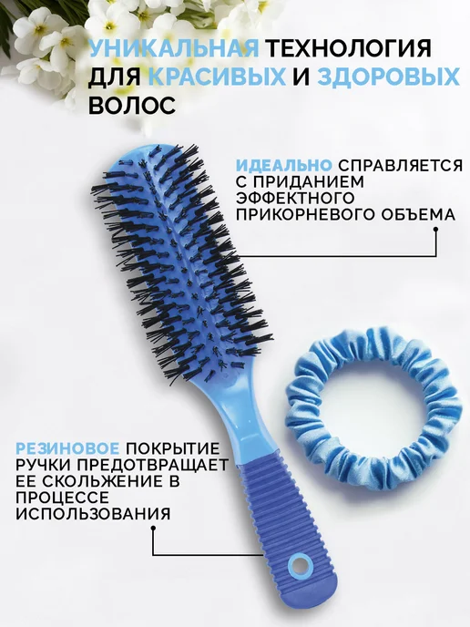 Ollin Professional Щётка для укладки волос, синий, фото 3