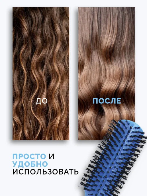 Ollin Professional Щётка для укладки волос, синий, фото 4