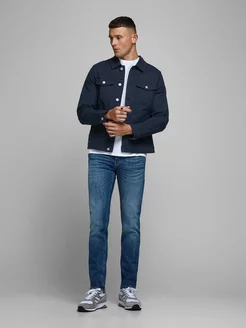 Куртка джинсовая мужская Jack&Jones 179372135 купить за 5 435 ₽ в интернет-магазине Wildberries