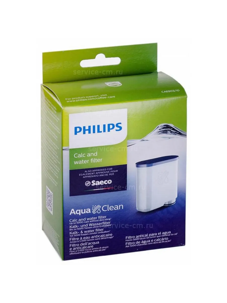 AquaClean фильтр для кофемашины Philips Saeco CA6903/10 Доктор Кофемашин  179385481 купить за 2 799 ₽ в интернет-магазине Wildberries