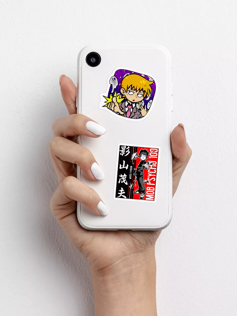 Моб Психо 100 стикеры на телефон по манге Mob Psycho 100 Sticker Universe  179390045 купить за 239 ₽ в интернет-магазине Wildberries