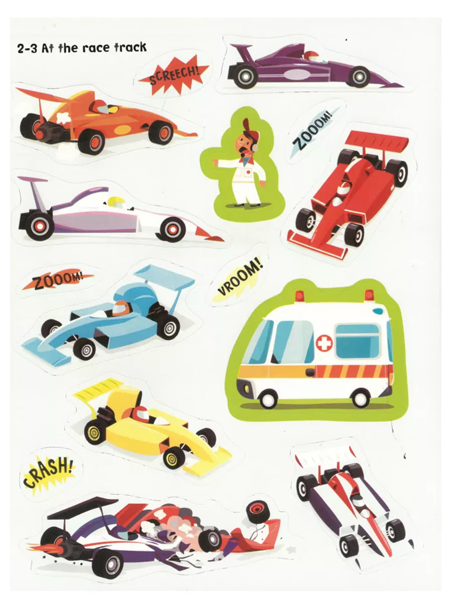 Usborne First Sticker Book Cars