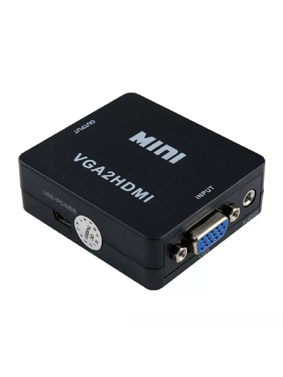 Конвертер VGA на HDMI + аудио...