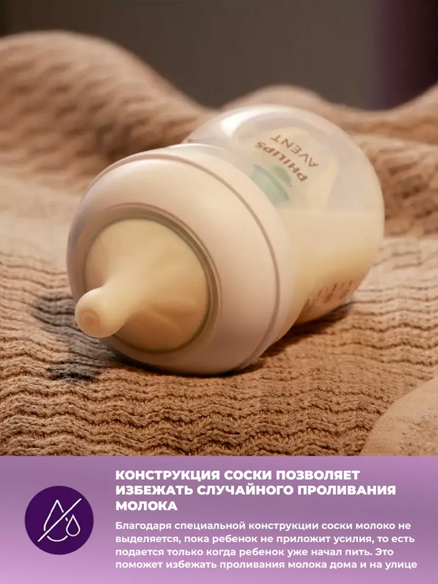 Соска Natural Response, 6 мес.+, 2 шт., SCY965/02 Philips AVENT 179410514  купить в интернет-магазине Wildberries