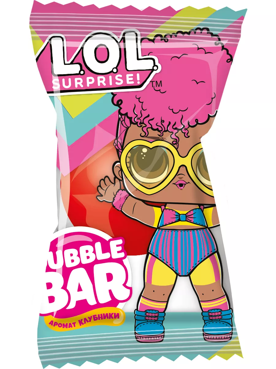 Жевательная резинка Lol Babble bar, 100 шт по 4 г Конфитрейд 179420014  купить за 441 ₽ в интернет-магазине Wildberries