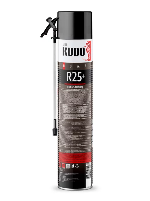 KUDO Теплоизоляция напыляемая Pur-O-Therm R25+ 1000 мл, 1 л, фото 2