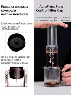 Крышка фильтра контроля потока Flow Control Filter Cap AeroPress, Inc. 179440742 купить за 2 931 ₽ в интернет-магазине Wildberries