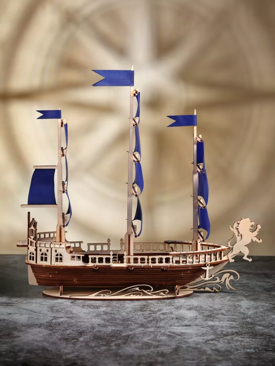 1/ Пиратский корабль Buccaneer del Caribe (OcCre ) сборная деревянная модель