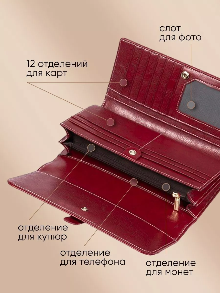 Кошелек клатч WalletsOnline 179470088 купить за 2 583 ₽ в интернет-магазине  Wildberries