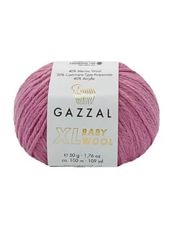 Пряжа BABY WOOL XL, 831, 2 мотка Gazzal 179572709 купить за 379 ₽ в интернет-магазине Wildberries