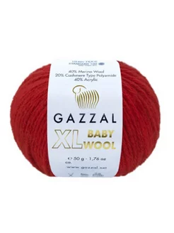 Пряжа BABY WOOL XL, 811, 2 мотка Gazzal 179572714 купить за 379 ₽ в интернет-магазине Wildberries