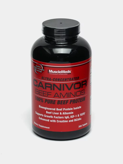 MuscleMeds Carnivor Beef Aminos 300 таб Аминокислота