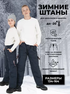 Болоневые штаны зимние утепленные BE SHOP 179653462 купить за 2 000 ₽ в интернет-магазине Wildberries