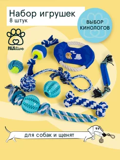 Игрушки для собак и щенков набор 8 штук pawsitive 179658042 купить за 927 ₽ в интернет-магазине Wildberries