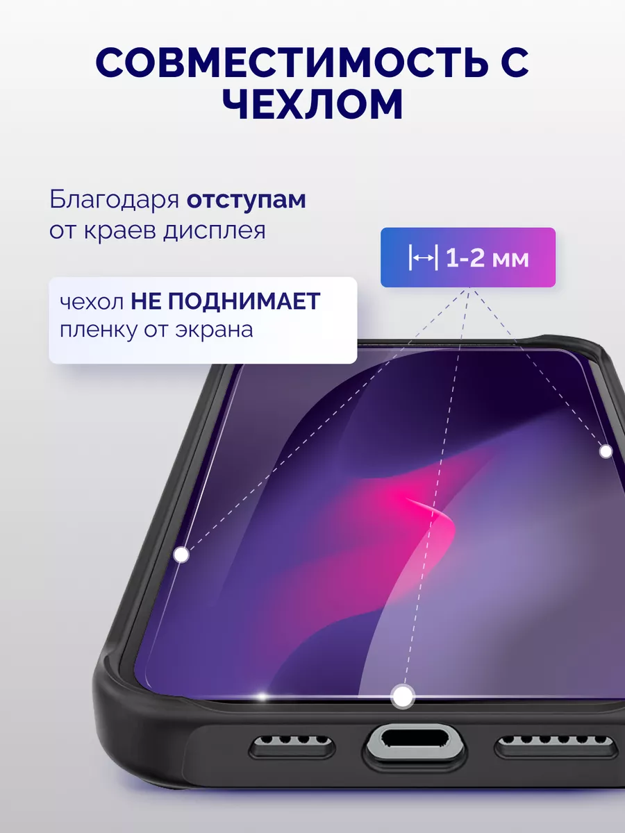 Защитная пленка для Oppo A74, матовая + глянцевая Murawei 179663843 купить  в интернет-магазине Wildberries