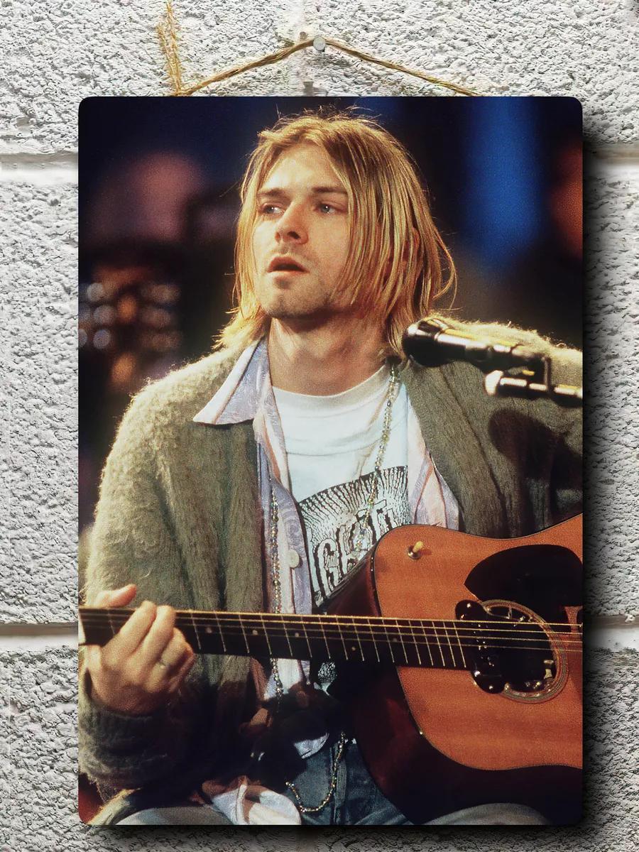 Музыка НЕЙРОСЕТЬ Постер Kurt Cobain