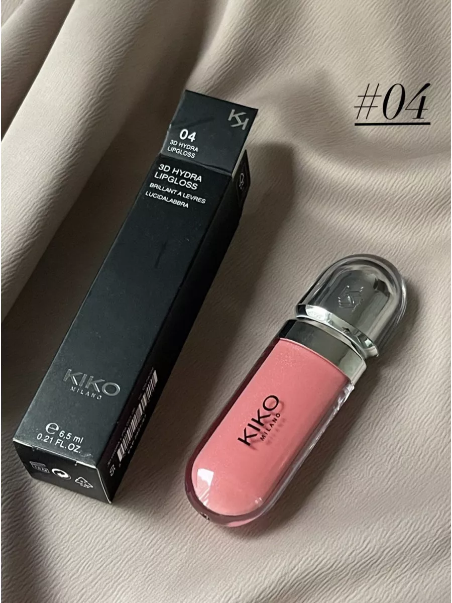 Блеск для губ увлажняющий Kiko 3D HYDRA LIPGLOSS 04 KIKO Milano