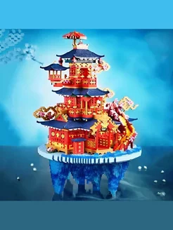 Конструктор 3D из миниблоков Китайский висячий дворец Rtoy 179729490 купить за 4 762 ₽ в интернет-магазине Wildberries
