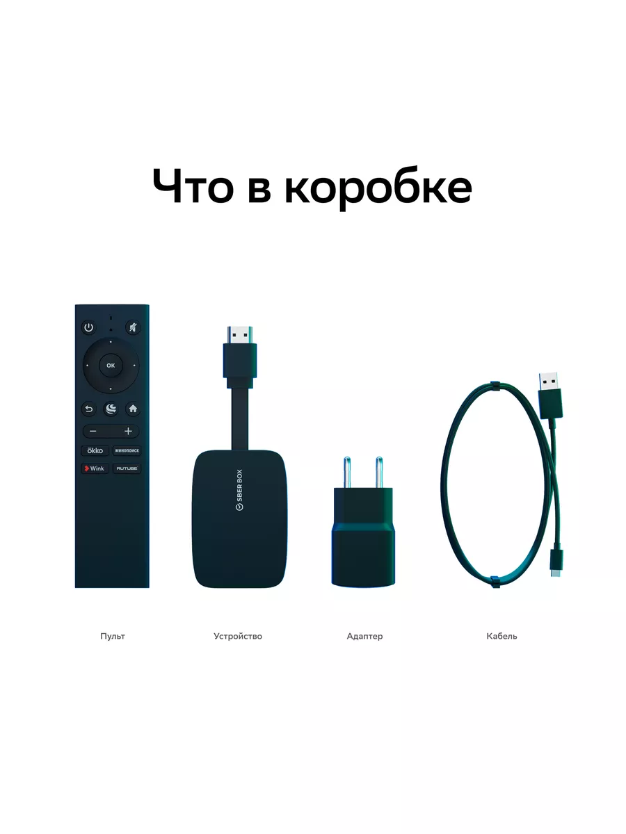 Умная смарт ТВ приставка Сбербокс с Wi-Fi 4K 2/16 Гб SBER 179732148 купить  за 3 152 ₽ в интернет-магазине Wildberries