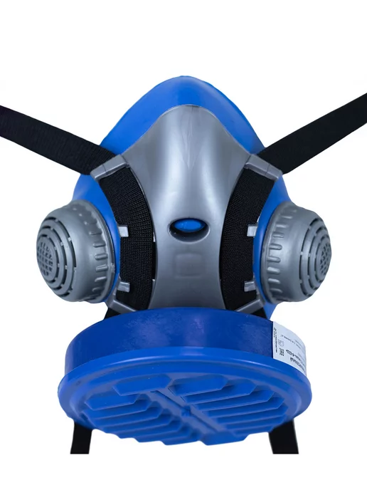 политех-инструмент Респиратор Ф-62 с патроном Р2, синий, фото 4