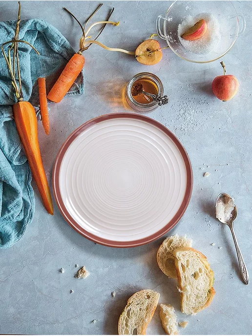 Набор посуды ARYA HOME COLLECTION Глиняный набор персональных тарелок Stoneware
