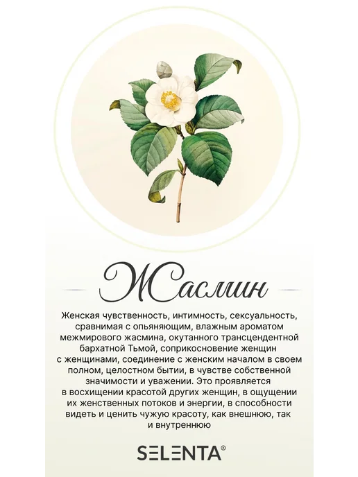Selenta Эфирное масло Жасмина (GRAND.) Водорастворимое 10мл, 10 мл, фото 5