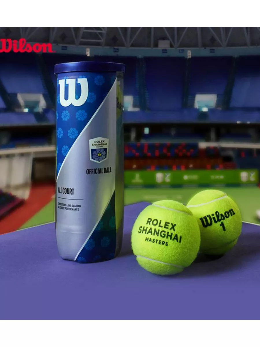 Мячи для большого тенниса Wilson Rolex Shanghai Masters Wilson 179769532  купить за 907 ₽ в интернет-магазине Wildberries