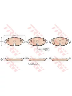 Тормозные колодки передние TRW 179773408 купить за 5 082 ₽ в интернет-магазине Wildberries