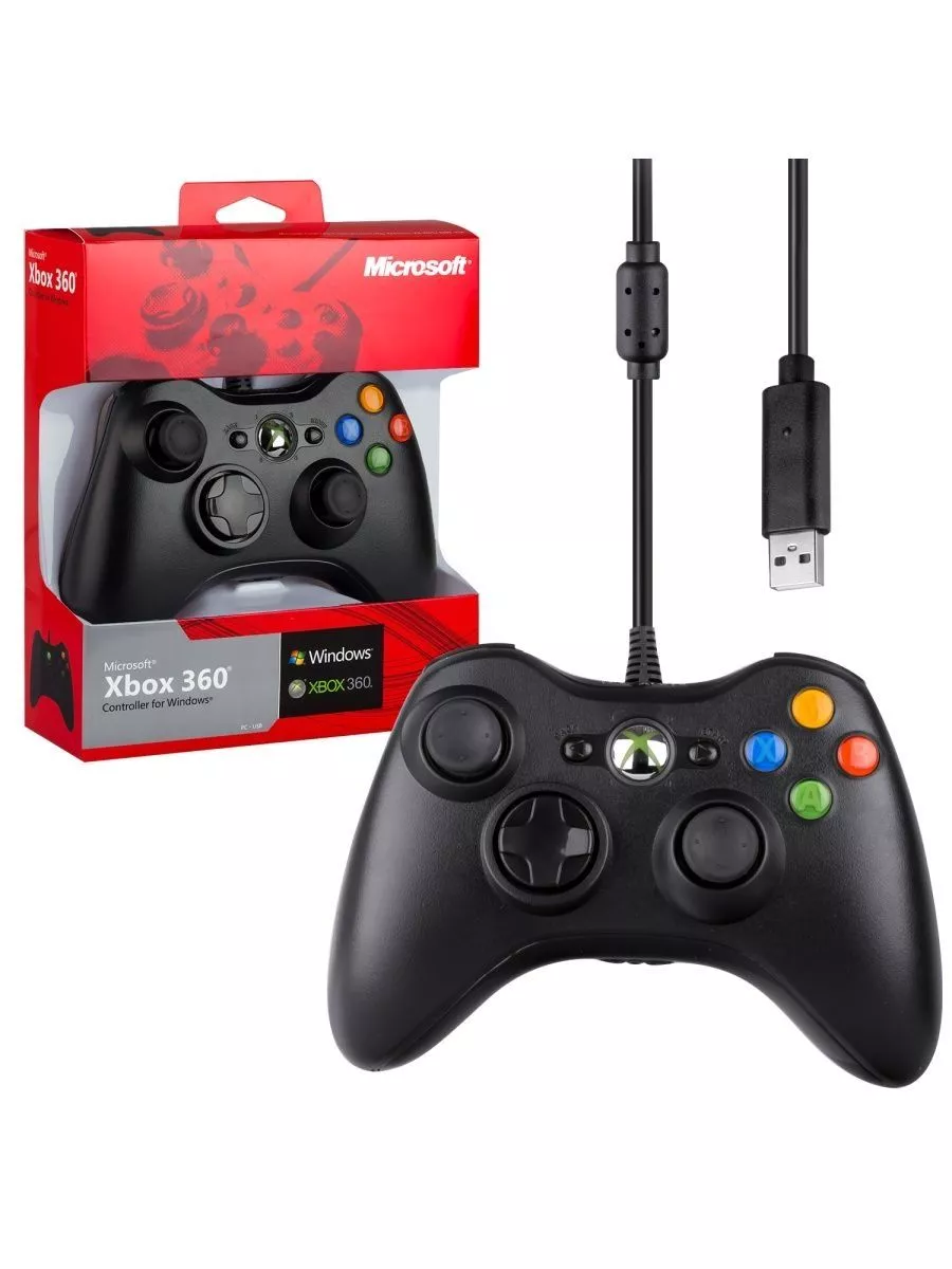 Джойстик XBOX 360 Wired Controller проводной Игровые Джойстики 179781071  купить в интернет-магазине Wildberries