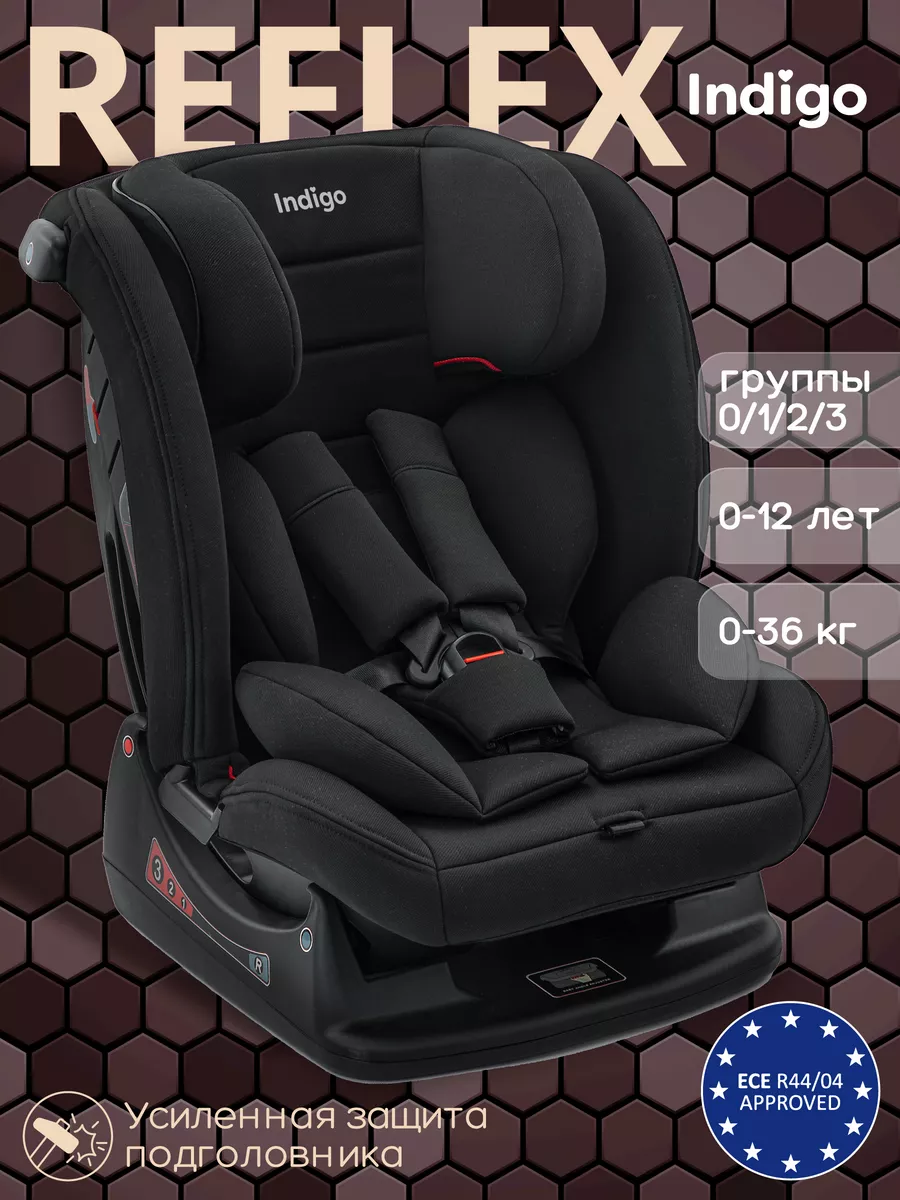 Автокресло REFLEX растущее 0-36 кг, группа 0,1,2,3