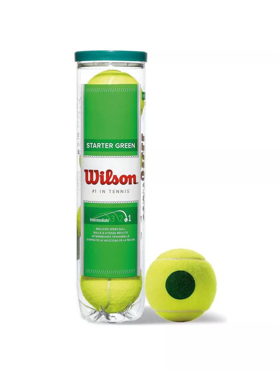 Теннисные мячи Wilson Starter Green Wilson 179807972 купить за 1 044 ₽ в  интернет-магазине Wildberries