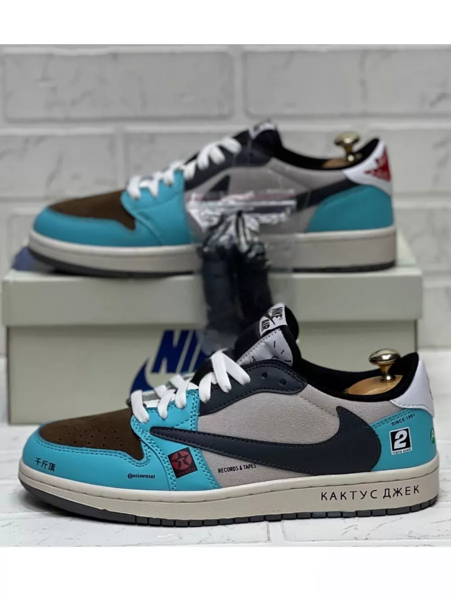 Кроссовки спортивные Nike dunk low Cactus Jack джорданы Nike