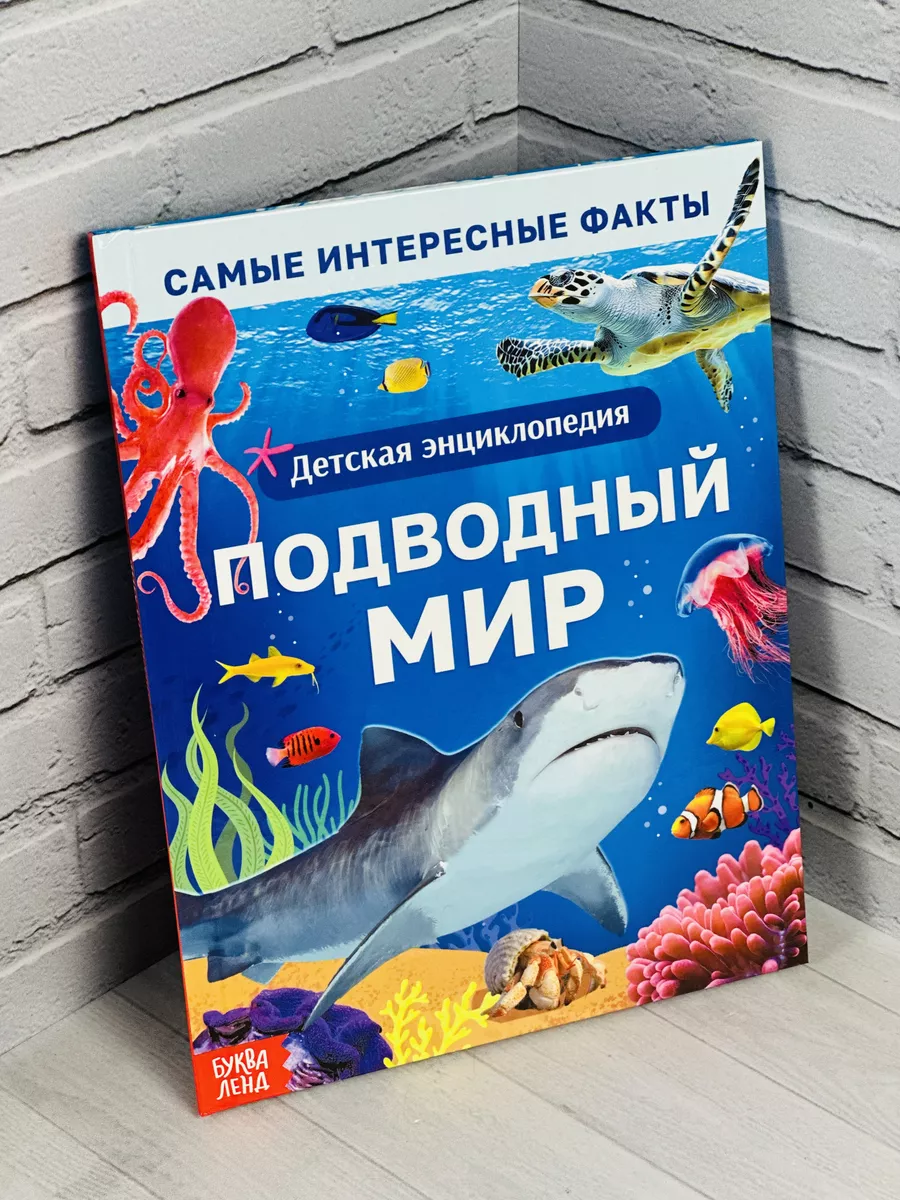 Книжка Энциклопедия Подводный мир Животные акула рыбы БУКВА ЛЕНД 179823261  купить за 439 ₽ в интернет-магазине Wildberries