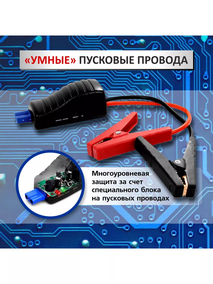 Пусковое устройство 12В, 24 000 мАч, 500/1000А IC-JSL24 iCartool 179840690  купить за 15 231 ₽ в интернет-магазине Wildberries