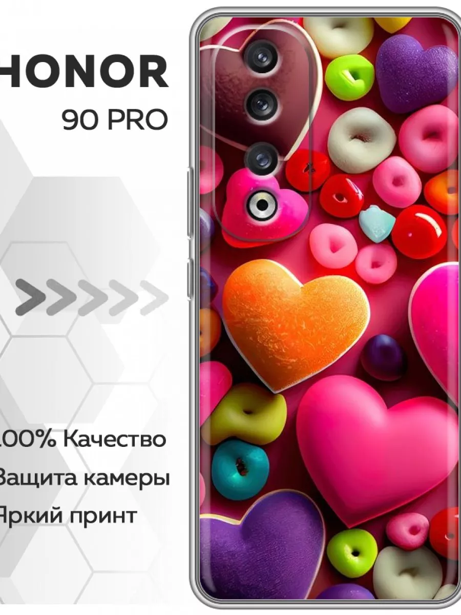 Чехол на Huawei Honor 90 Pro/Хонор 90 Про Huawei 179864204 купить за 189 ₽  в интернет-магазине Wildberries