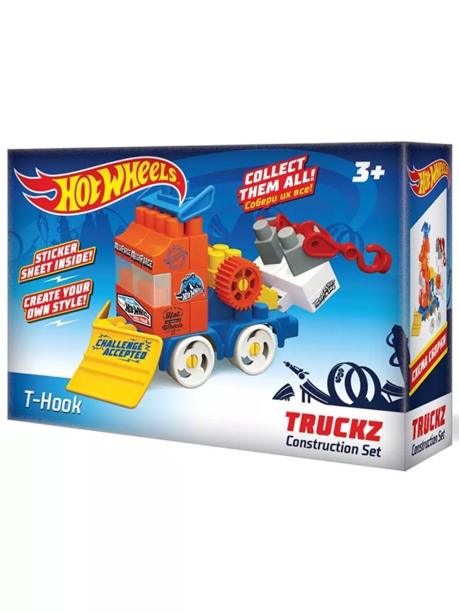 Конструктор 718 hot wheels серия truckz T-Hook Bauer 179888891 купить за  471 ₽ в интернет-магазине Wildberries