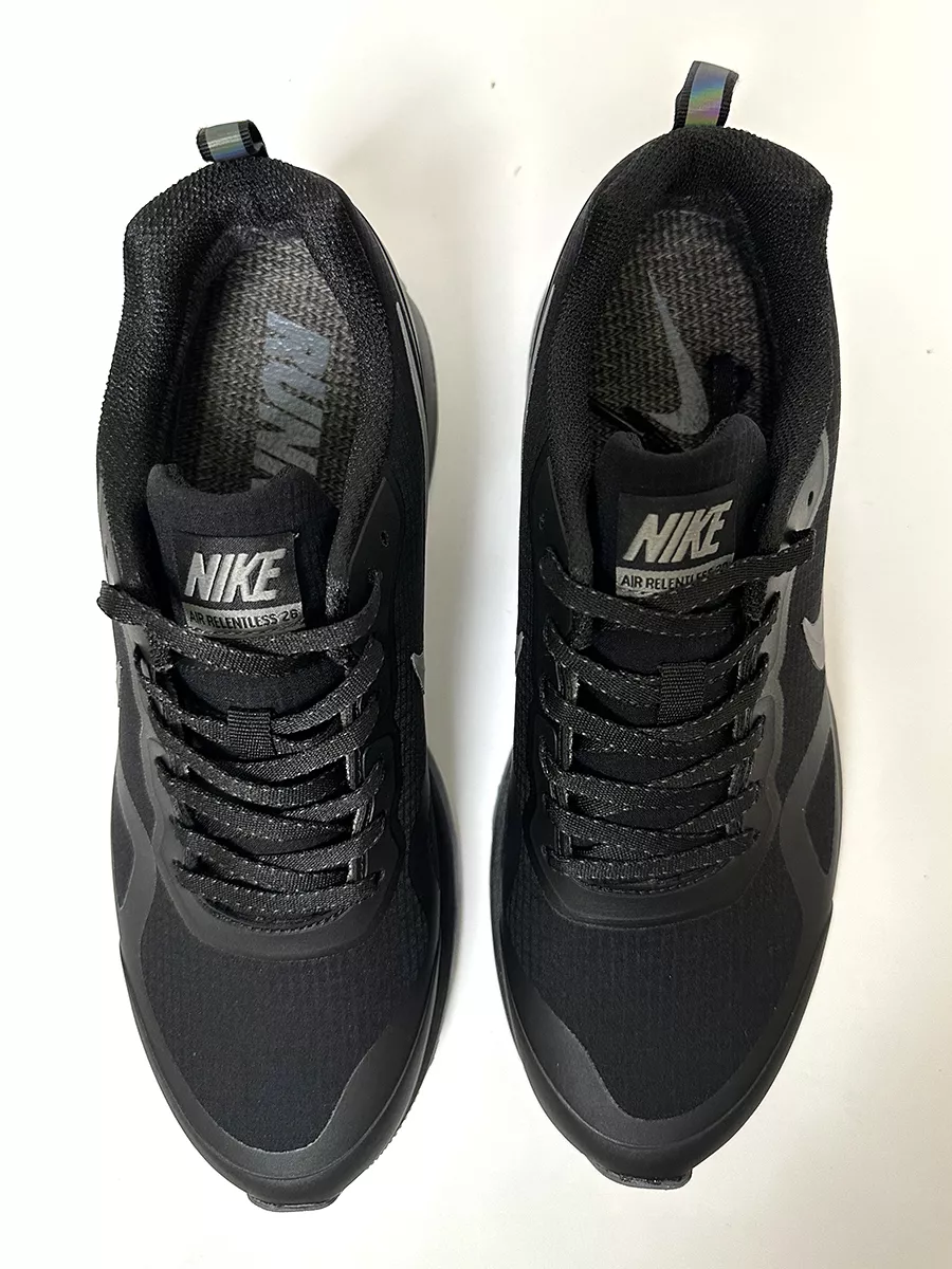 Nike air relentless 6 black best sale