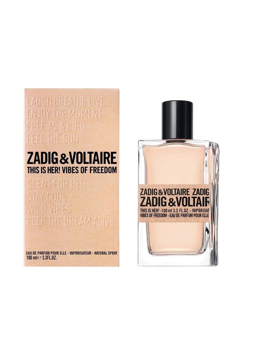 Туалетная вода Zadig Voltaire для женщин. Парфюмерная вода Zadig & Voltaire this is her. Zadig & Voltaire this is her! Vibes of Freedom EDP (100 мл, тестер). Духи Zadig Voltaire Parfums 30 мл.