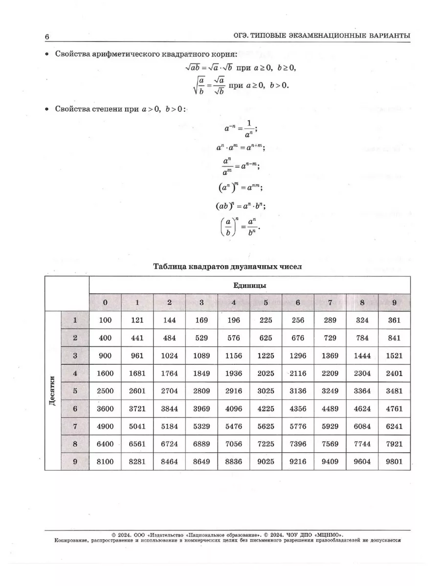 ОГЭ 2024 Русский язык и Математика: 36 вариантов Национальное Образование  179910505 купить в интернет-магазине Wildberries