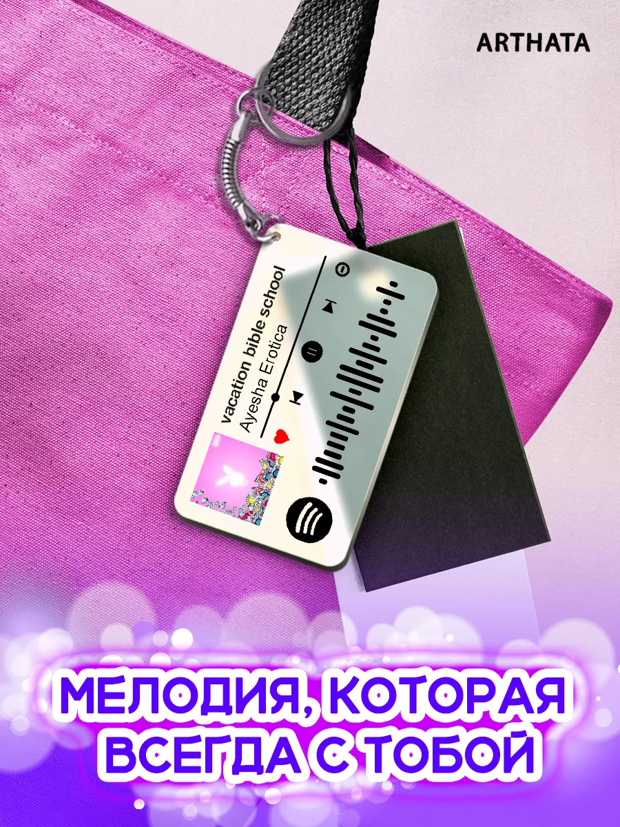 Спотифай Брелок Ayesha Erotica - vacation bible school Arthata-spotify  постер Спотифай постер 179926133 купить за 264 ₽ в интернет-магазине  Wildberries