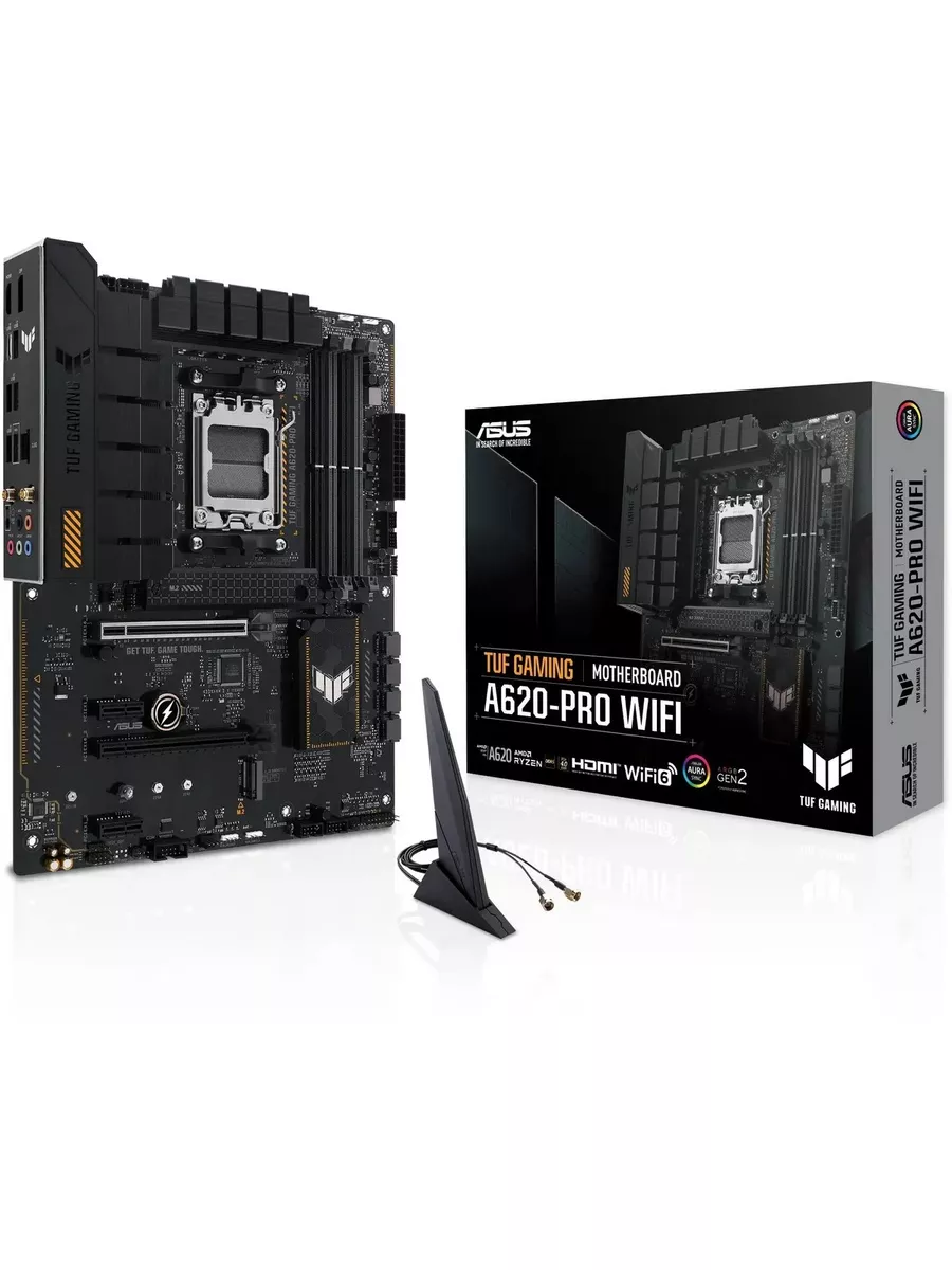 Asus Материнская плата TUF GAMING A620-PRO WIFI (AM5, ATX)