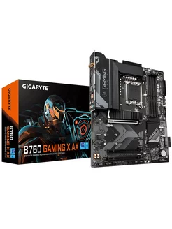 Материнская плата B760 GAMING X AX (LGA1700, ATX) Gigabyte 179941388 купить за 15 624 ₽ в интернет-магазине Wildberries