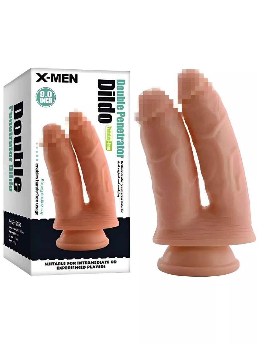 Двойной фаллоимитатор X-Men Double Penetrator Dildo Nlonely 179942554  купить за 2 768 ₽ в интернет-магазине Wildberries